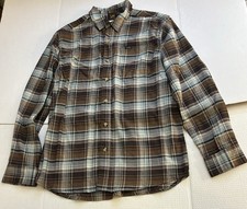 Brand New Men  s Lee Flannel Plaid Button Down Long Sleeve Shirt Size Medium