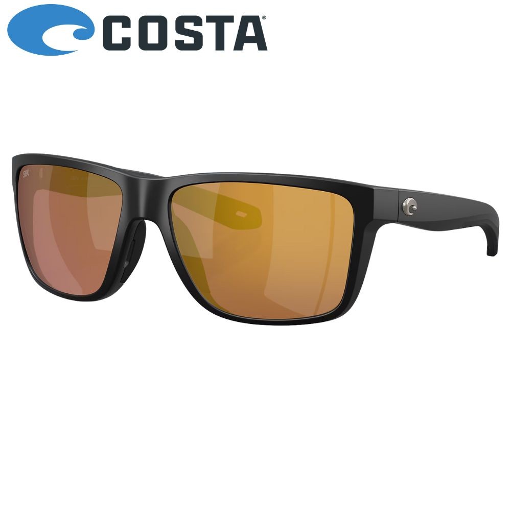COSTA Polarized Sunglasses BROADBILL II Matte Black Frame580G Gold Mirror 76990₽
