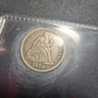 1886 SEATED LIBERTY DIME VF CONDITION 90%