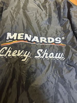 #ad #ad Menards Chevy Show Jacket 2017 Class Winner New Old Stock Lined Wind Breaker XL $29.99