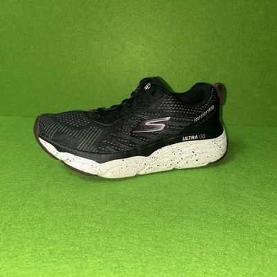 Skechers Max Cushioning Elite Ultra Go Running Sneaker Women 6.5 Black Gym Hike