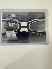 Chris Brown 2006 Absolute Memorabilia Absolute Heroes 056/100 Tennessee Titans