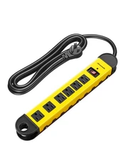 DEWENWILS Heavy Duty Power Strip, 6 Outlet Metal, 900J Surge, UL Listed