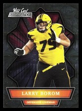 Larry Borom 2021 Wild Card ROOKIE RC #ABC-34 Missouri Tigers *257