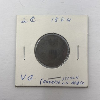 1864 United States 2 Cent Coin