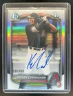 2025 Bowman Draft Kayson Cunningham Chrome Auto Refractor 1st #/499 Diamondbacks