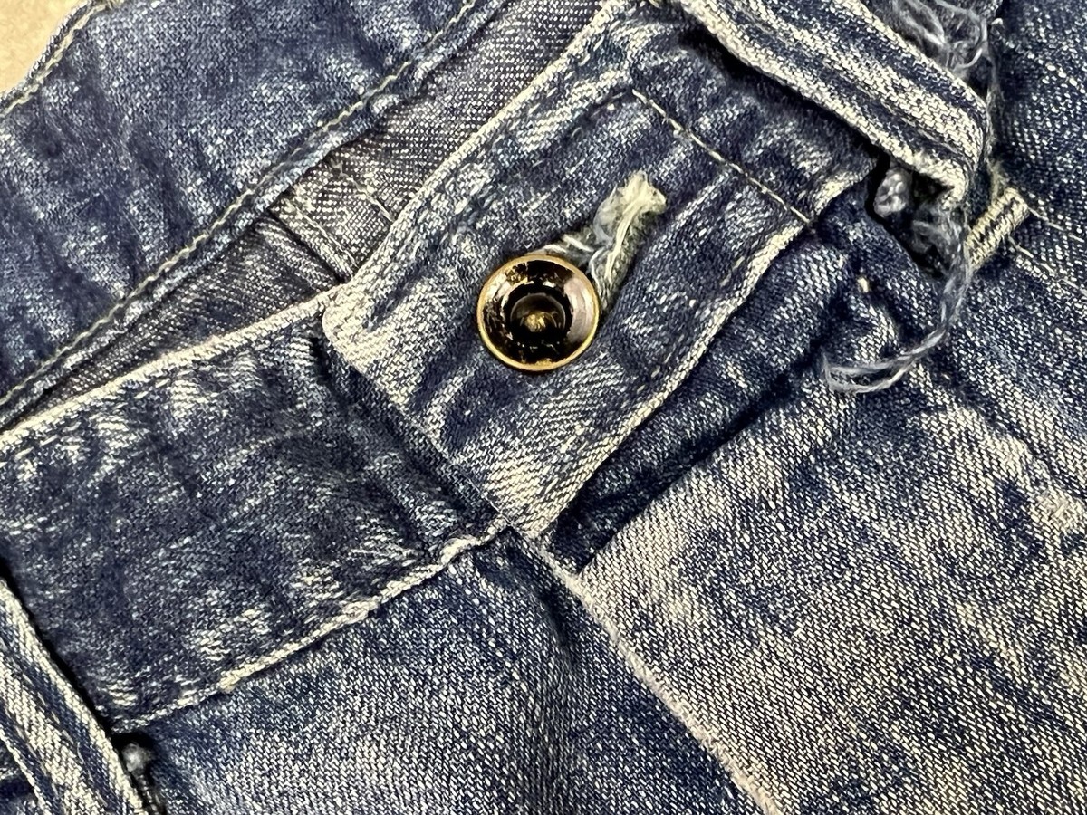 Rare 40s EARLY wwii NAVY DENIM PANTS DUNGAREES Military Rare 40s EARLY wwii NAVY DENIM PANTS DUNGAREES Military