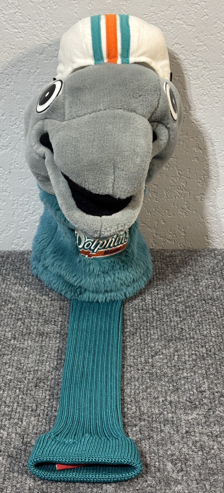 Vintage Miami Dolphins Golf Cover Dolphin T.D. 1 Character Mascot