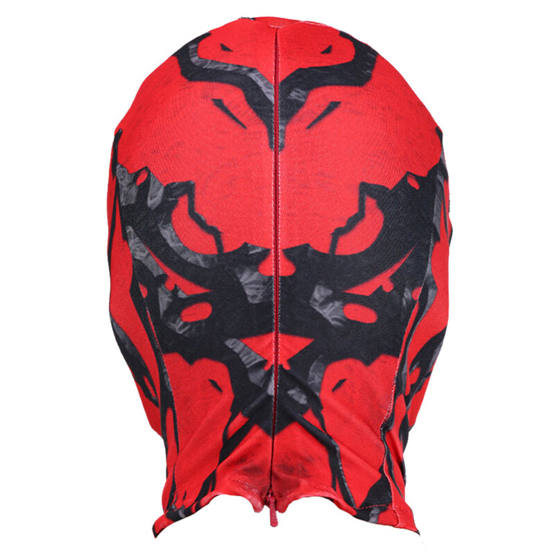Red Carnage Venom Mask Spider-Man Full Mask Cosplay Costume