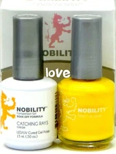 NOBILITY Gel Nail Polish 0.5fl.oz UV/LED Gel Color Duo NBCS117- Catching Rays