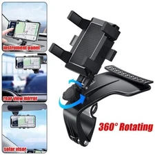 Rotatable And Retractable Holder Car Phone Stand Rear View Mirror Mount Bracket