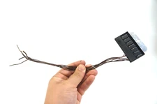 OEM BMW negative wire cable terminal clamp loom ground 8366618