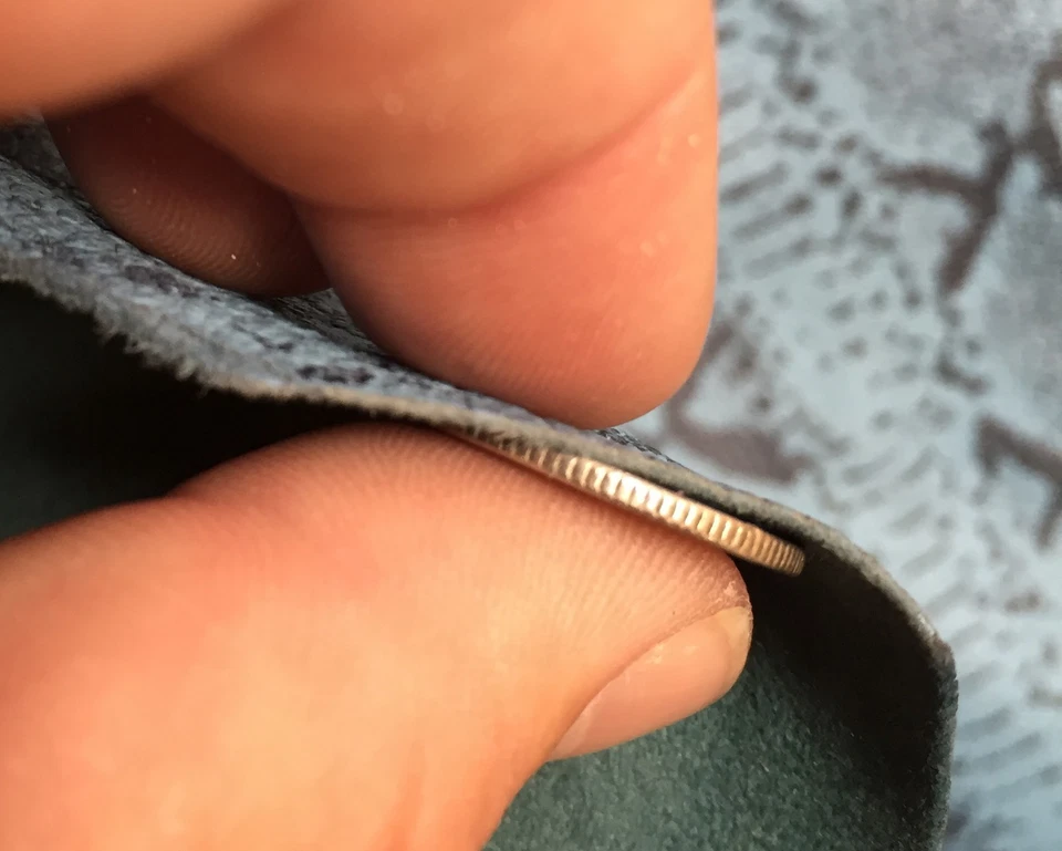 Blue Snakeskin Printed Lambskin Hides, craft unique, responsibly sourced fashion - Image 4 of 4