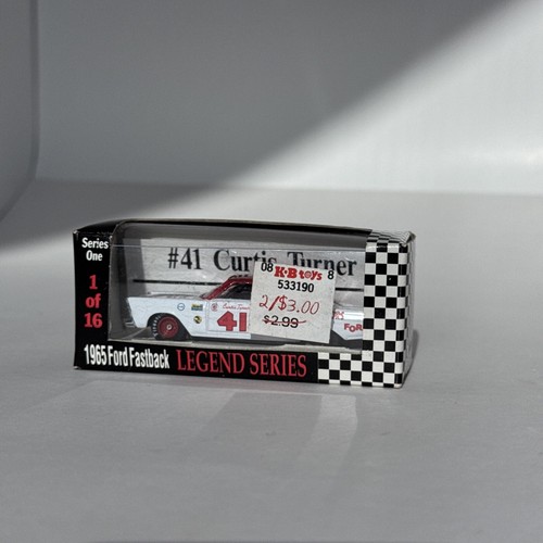 Curtis Turner #41 1965 Ford Fastback 1:64 Diecast NASCAR RCI Legend Series 1992