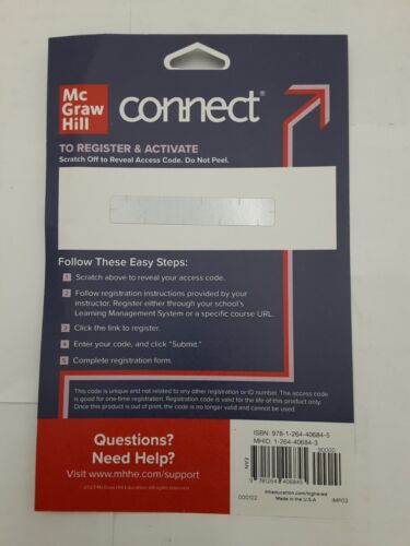 McGraw Hill Connect Access Code Inquiry Into Life (Mader) 9781264406845 - Picture 2 of 3