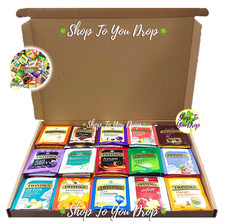 45 TWININGS ASSORTED ENVELOPE TEA BAGS GIFT BOX String Tag & Envelope Herbal✨