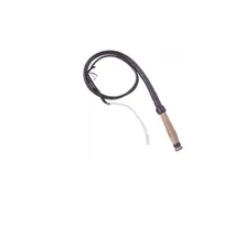 Braided Bull Whip - braiding with swivel wood handle 8 ft long