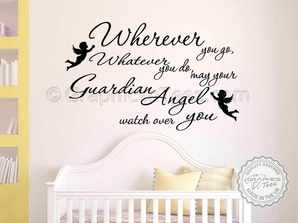 Nursery Wall Sticker Decal Quote Love Moon Children Bedroom Baby Colour Options