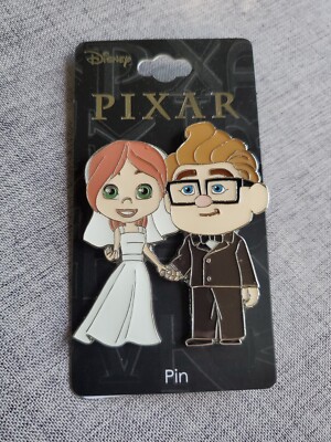 Disney Pixar Up Carl and Ellie Wedding Enamel Pin NEW
