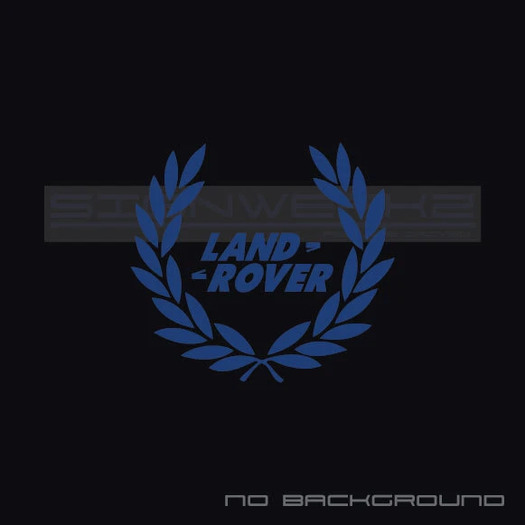 Par de calcomanías Land Rover Racing Wreath Velar Range Rover LR4 Discovery LR2 Evoque Foto 2 de 4