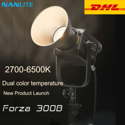 NANLITE Forza 300B Bi-color 2700K-6500K LED Video Light Photography Studio Light