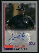 2019 Topps Archives #FFA-LD Laz Díaz Fan Favorite Autographs Silver #/99
