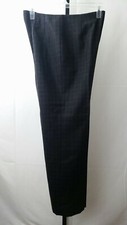 Talbots Petites Size 12 Wool Pants Slacks Trousers Lined, Charcoal Gray/Purple