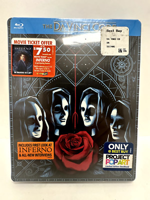 The Da Vinci Code (Blu-ray, Steelbook, Pop Art, Best Buy Exclusive) No Digital