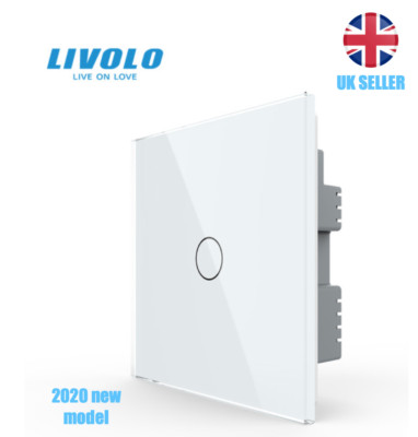 Livolo Switch Kristallglas Schalter 1Gang 1Wege Neu Modell 2020