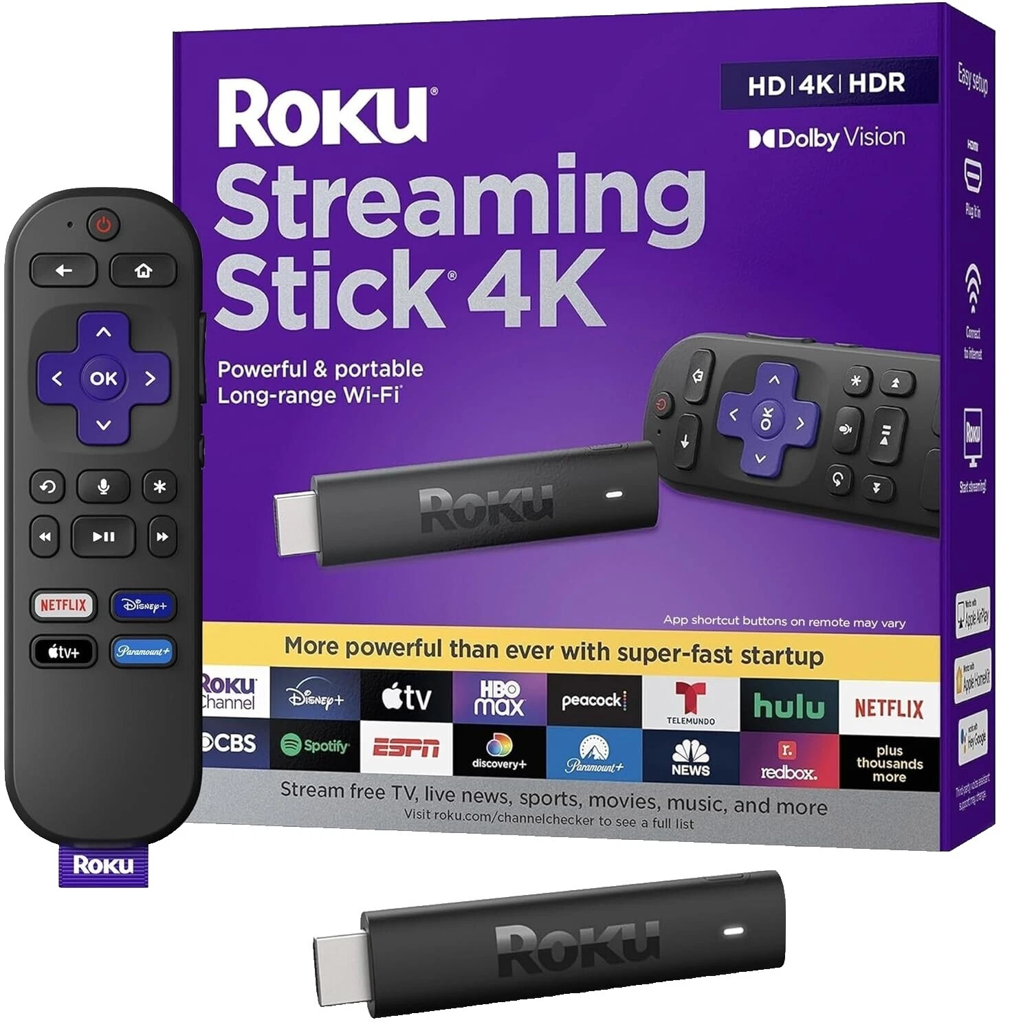 Roku Streaming Stick+ 4K Negro streamers multimedia