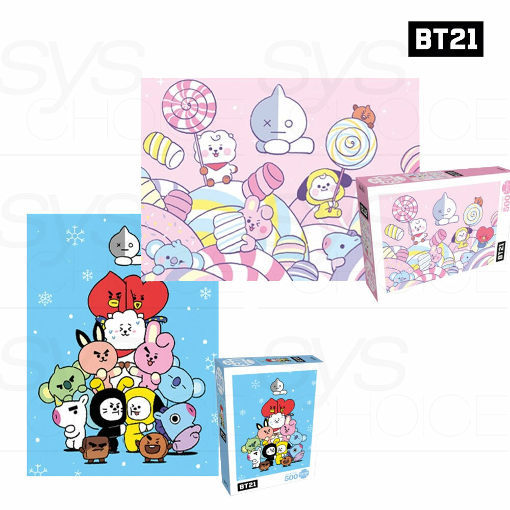 BTS BT21 Official Authentic Goods 500pcs JIGSAW Puzzle Baby or