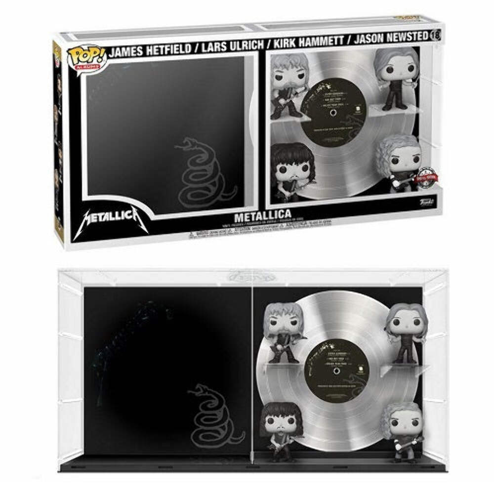 Funko Pop ! Albums Metallica (18) 4 Pack Vinyl Figure Special Edition Rock Music