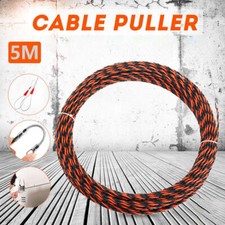 5m Draw Tape Fiberglass Electrical Fish Cable Wire Wheel Puller Pulling