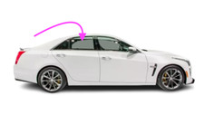 Fits: 2014-2019 Cadillac CTS Sedan Passenger Side Rear Right Door Window Glass