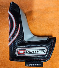 ODYSSEY O-WORKS BLADE PUTTER HEADCOVER MAGNET CLOSURE EUC