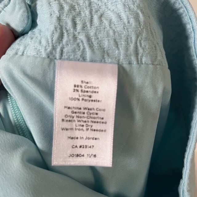 Talbots Women’s Turquoise Patterned Pixie Ankle P… - image 8