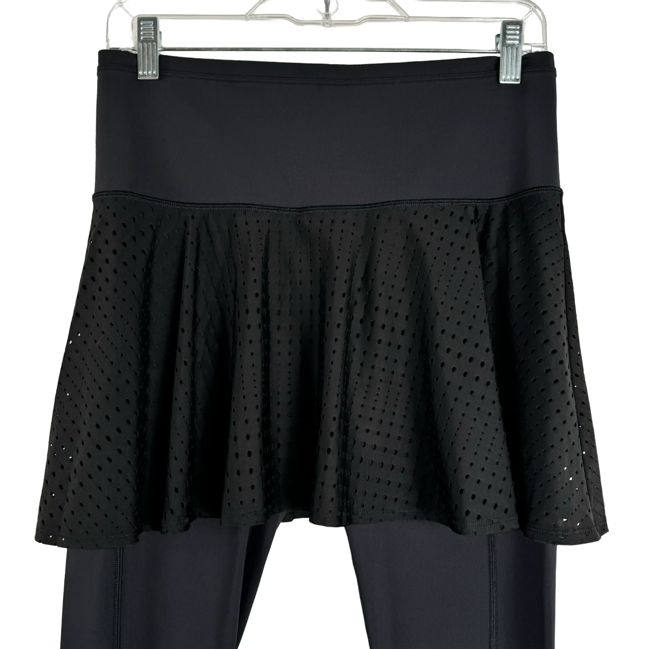 athleta a game 2 in 1 skirted nylon blend pt-2335 leggings
