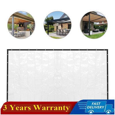 #ad 8*20FT Heavy Duty Industrial Commercial PVC Vinyl Clear Curtain Walls Waterproof $89.58