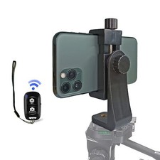 Phone Tripod Mount For Iphone Cellphone Holder Clamp Adapter With Bluetoot Remot