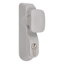 Briton 1413, Outside Access Device, Knob or Lever Handle, Silver