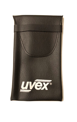  NEW UVEX BLACK Leather Safety Glasses Case . Made In  ￼