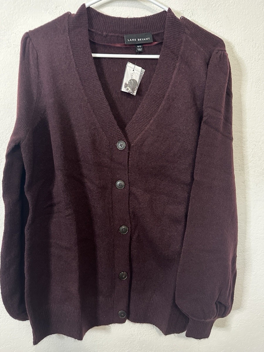 Knit Cardigans Lane Bryant Sweater Coat Lane Bryant Purple Knit