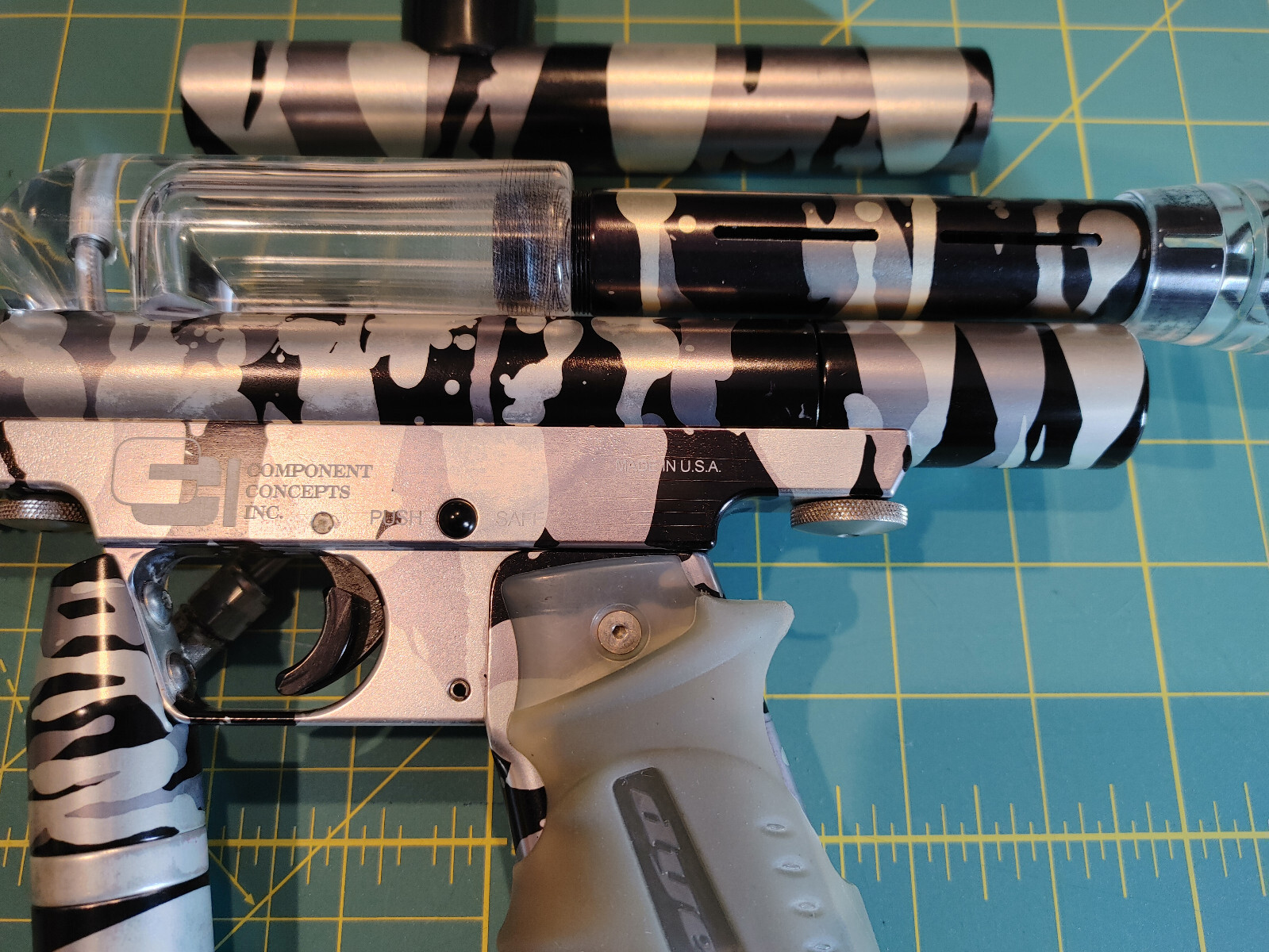 Urban Cammo CCI Phantom Paintball Marker. With Edge Barrel Kit eBay