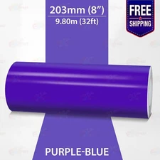 PURPLE-BLUE 8" PIN STRIPE Car Model Motorcycle Decal TAPE Vinyl Sticker 203mm