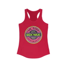 Mr. Zogs Sex Wax Large Neon 2 Logo Premium Tank Top Womens
