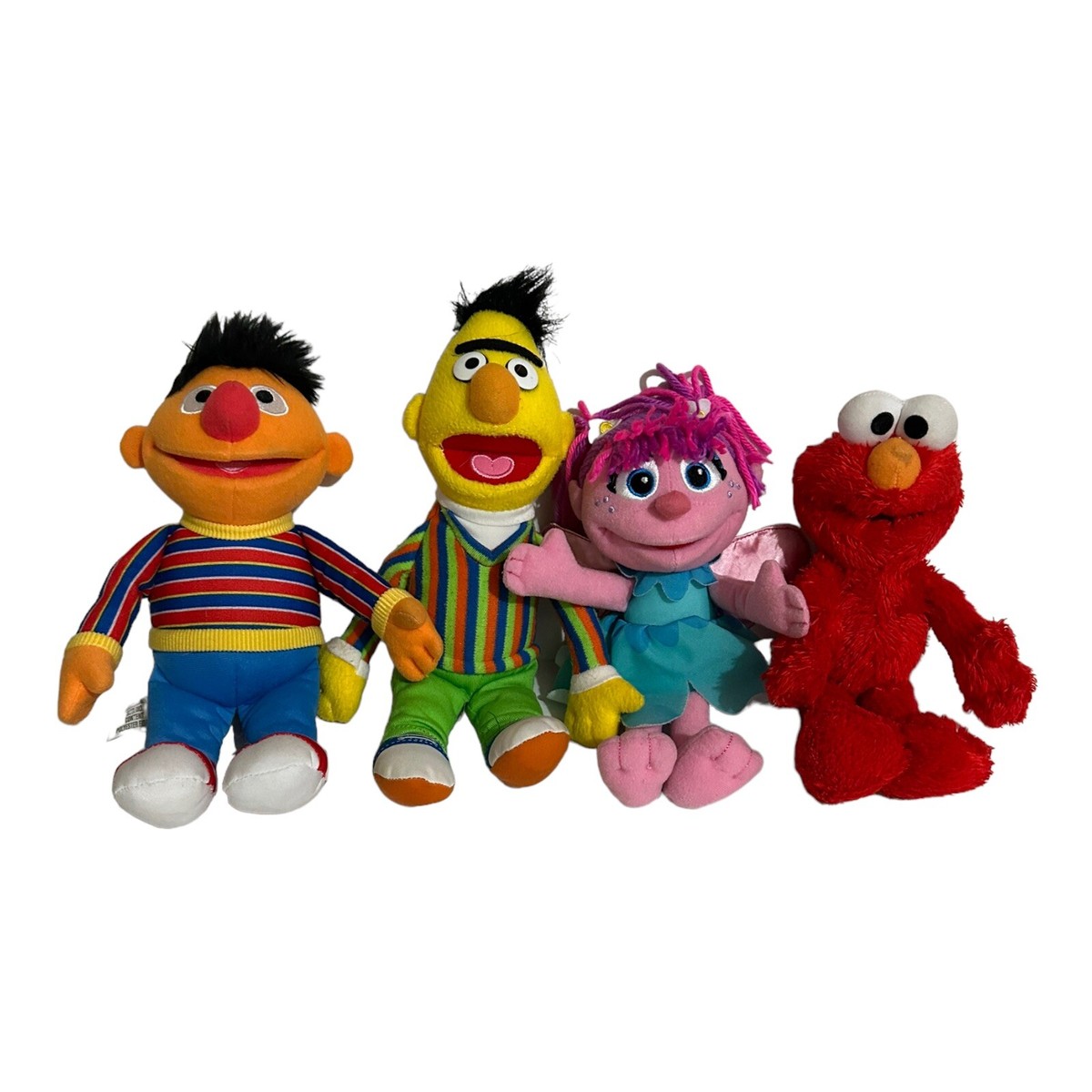 Sesame Street Plush Lot of Bert, Ernie, Abby Cadabby, Elmo Stuffed  Animals