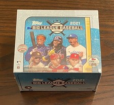 2021 Topps MLB Big League Baseball Hobby Display Box (18 Packs/180 Cards) 🔥