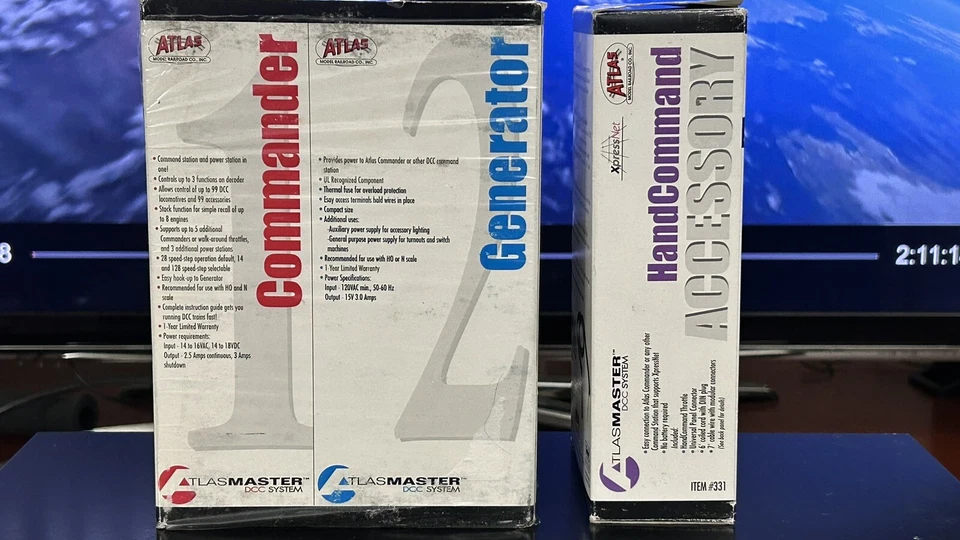 Atlas Master DCC System Commander 330, Generator 335 , Hand Command 331 - Image 3 of 4