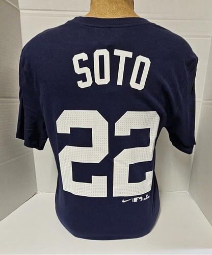 JUAN SOTO NY YANKEES NIKE FUSE Name & Number TEE ADULT LARGE - Picture 1 of 4