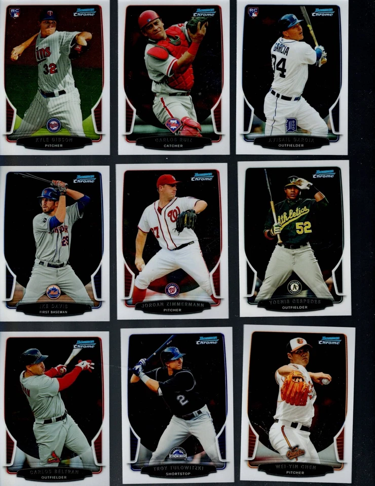 2013 BOWMAN CHROME Baseball  Complete Your Set BUY MORE SAVE MORE - Image 3 of 4
